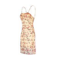 Fashion sexy printed mesh spring and summer slim suspender dress - Thumbnail 3