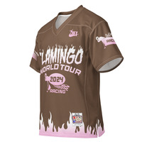 FLAMINGo Racing Jersey Mocha/Pink - Thumbnail 4