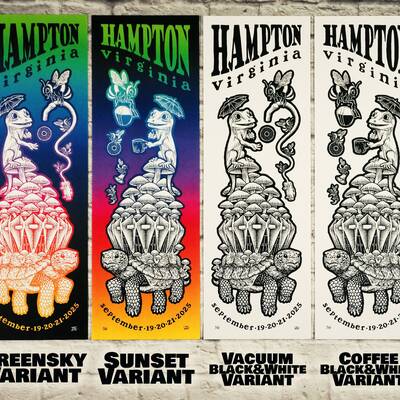 2025 phish at hampton coliseum (lot limited edition print)