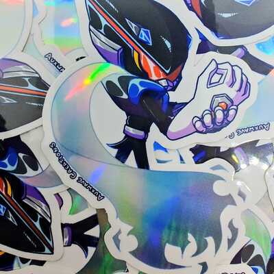 Phantom rider holo sticker