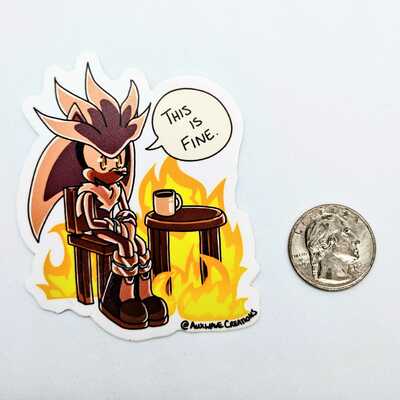 This is fine sticker