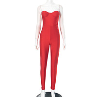 Sexy tube-top tights with a backless jumpsuit - Thumbnail 5