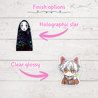 Hikaru and Yoshiki Sticker: The Summer Hikaru Died BL Fan Art - Thumbnail 3