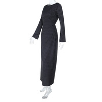 Polka dot dress fashionable and elegant slim long skirt - Thumbnail 4