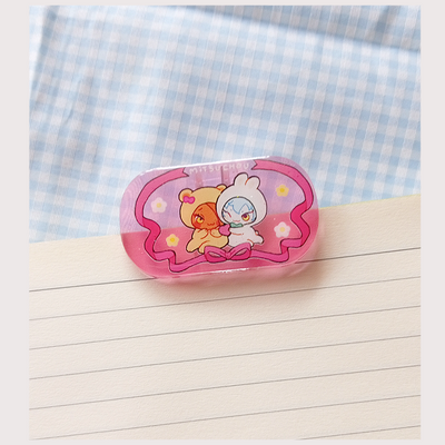 Snake butterfly mini acrylic clip