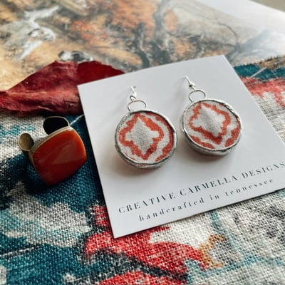 “woven together” earrings & ring set no.11