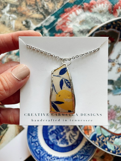 “Beauty in the Broken” necklace no.03