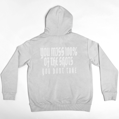 Shooters shoot- hoodie- don't miss (gray)