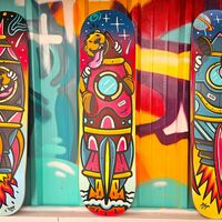 Art Skateboard by Topo "Cosmic Immersion" - Thumbnail 6