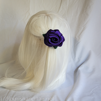Purple Rose Hair Tie - Thumbnail 4