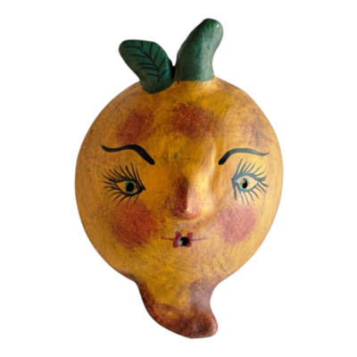 Coconut mask. collectibles. home decoration. wall decoration. interior decoration. mexican mask. mexican craft. mexican folk art.