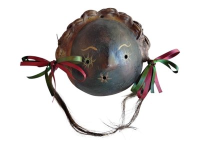 Coconut mask. Collectibles. Home decoration. Wall decoration. Interior decoration. Mexican mask. Mexican craft. Mexican Folk Art.