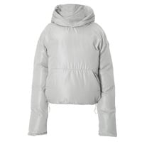 Fashionable hooded loose-fitting cotton coat - Thumbnail 5