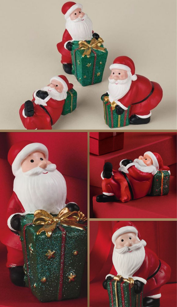 Mini Santa Figures Set of Three