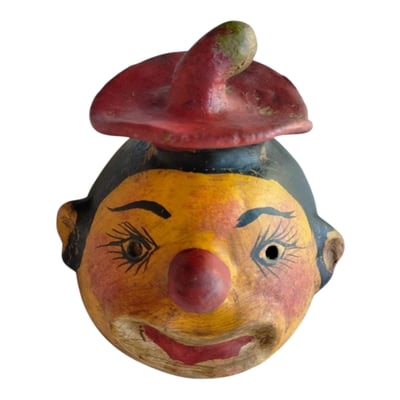 Coconut mask. collectibles. home decoration. wall decoration. interior decoration. mexican mask. mexican craft. mexican folk art.