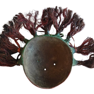 Coconut mask. collectibles. home decoration. wall decoration. interior decoration. mexican mask. mexican craft. mexican folk art.