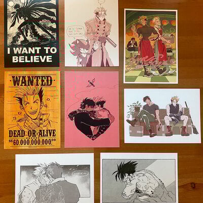 Trigun 5x7 prints
