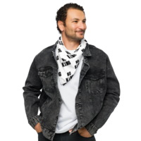 NO KING BANDANA/ POLITICAL ATTIRE/ MATCH WITH YOUR PET All-over print bandana - Thumbnail 6