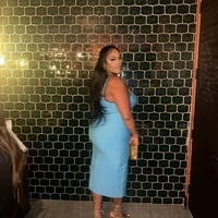 Chain Bandage Midi Dress - Thumbnail 1