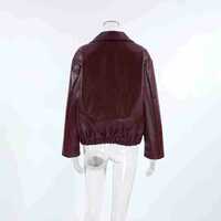 Motorcycle style leather jacket autumn and winter new loose coat fashionable leather jacket - Thumbnail 2