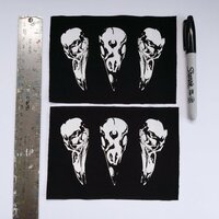 Anatomy & Bones Goth Punk Sew-on Patch Sets Collections - Thumbnail 1