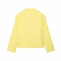 Street Fashion Loose Quilted Cotton Jacket - Thumbnail 1