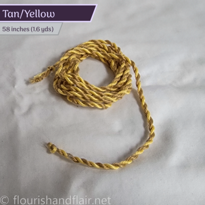 Multi-color cording