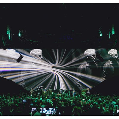 "running" las vegas 24.05.18 - pearl jam dark matter tour - large giclée print 24" x 16" - Thumbnail 3