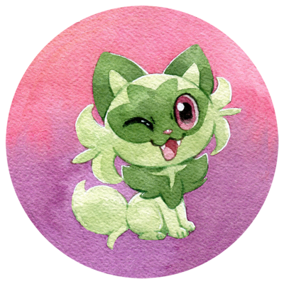 Sprigatito button
