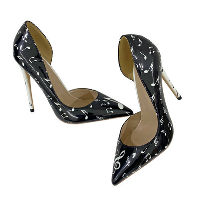 Graffiti high heels 12CM  2 colors