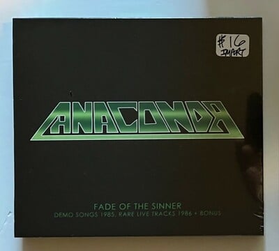 ANACONDA - Fade Of The Sinner (New Import CD of Rare 80s US Metal bands Demos and Live from Lost Jewels)