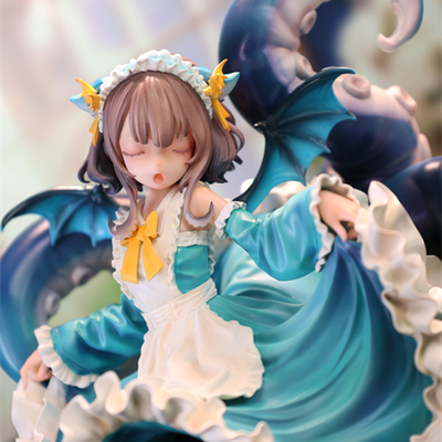 Bishoujo arttoy by weartdoing "sleeping beauty-cthulhu girl-phantom blue"