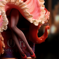 Bishoujo ArTToy by Weartdoing "Sleeping Beauty-Cthulhu Girl-Crimson Tide" - Thumbnail 3
