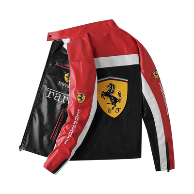 Ferrari faux leather biker jacket v.2