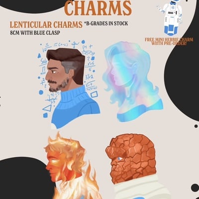 First family lenticular charms [preorder]