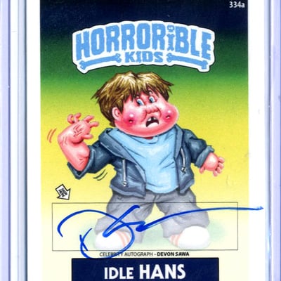 Horrorible kids devon sawa - celebrity auto card - Thumbnail 1