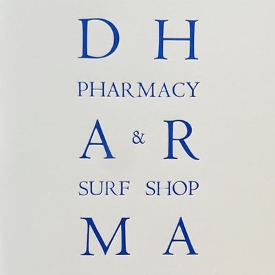 Kevin opstedal: dharma pharmacy & surf shop