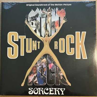 Sorcery - stunt rock (new reissue gold vinyl lp soundtrack from 1978 movie by la hard rock proto metal band - ridingeasy records)
