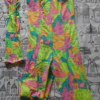 Vintage 80s capri catsuit w gloves