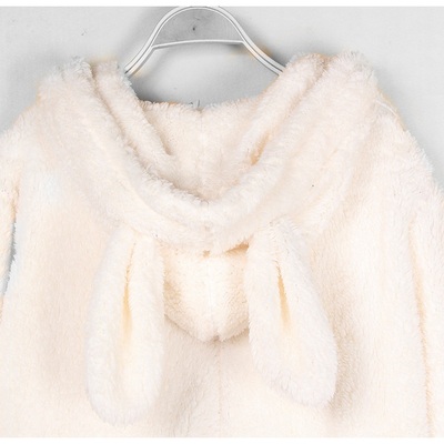 Teddy bear plush rabbit ears winter coat 