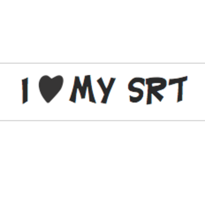 I heart my srt