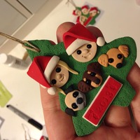 Custom Tree Ornaments 5 figures - Thumbnail 2