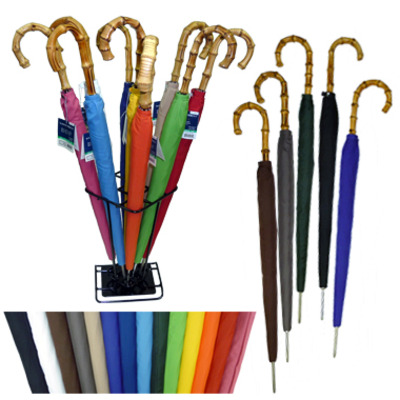 9911. ladies' bamboo umbrella