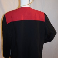 Vintage Chico's Black & Red Throw, Size 1X - Thumbnail 3