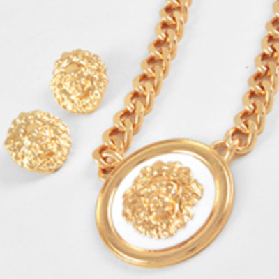 Lion necklace set