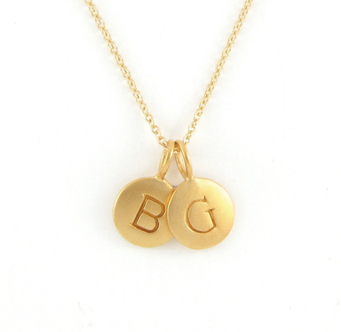 Initial Charm Necklace