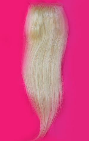 #613 Straight Blonde Lace Closure