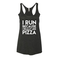 I Really Like Pizza Women's tank top - Thumbnail 3