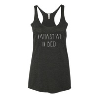 Namast'ay In Bed Women's tank top - Thumbnail 1