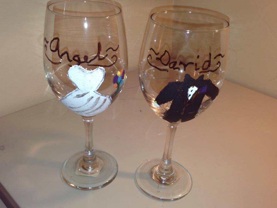 Hand Painted & Personalized Wine glasses, flutes, beer mugs on Storenvy